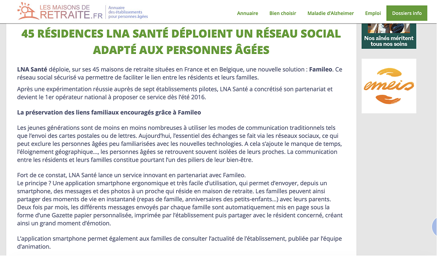 Press - LNA Santé