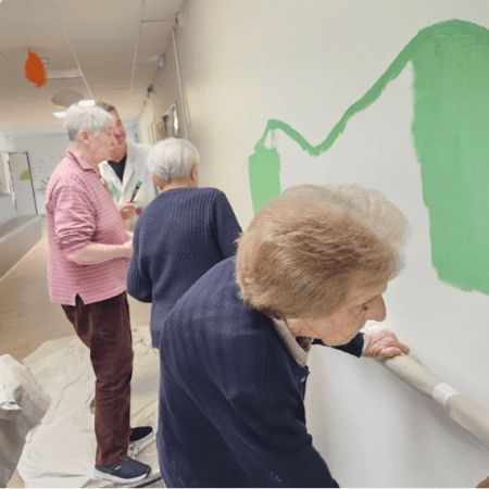 Personnes âgées peinture Personnes âgées peinture