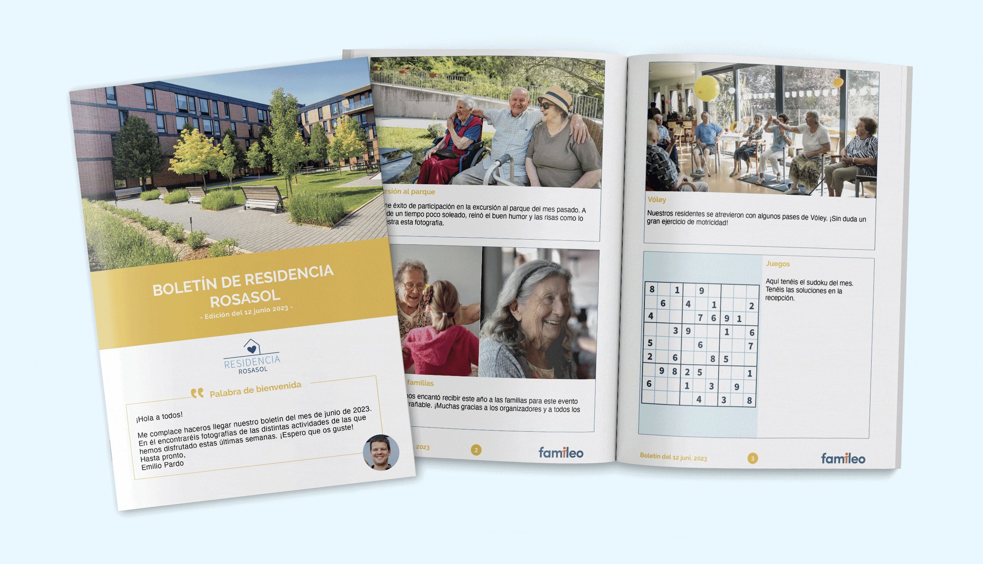 Famileo Pro - Diseña y maqueta el boletín fácilmente con Famileo Pro Famileo Pro - Diseña y maqueta el boletín fácilmente con Famileo Pro