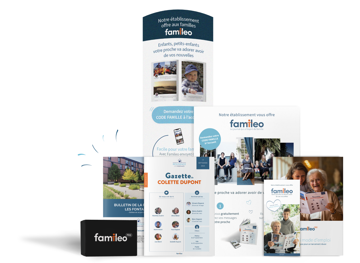 Pack et outils de communication aux familles - Famileo Pro