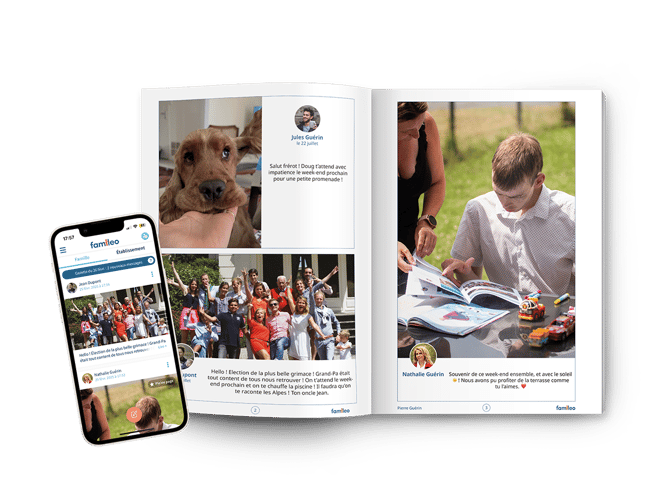 Famileo Pro - handi - Mock up intérieur gazette