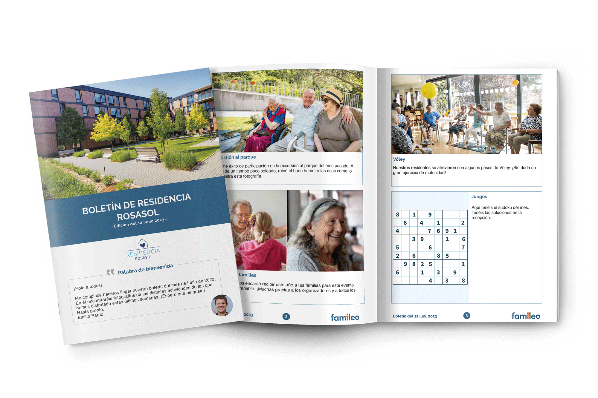Boletín de noticias Famileo Pro