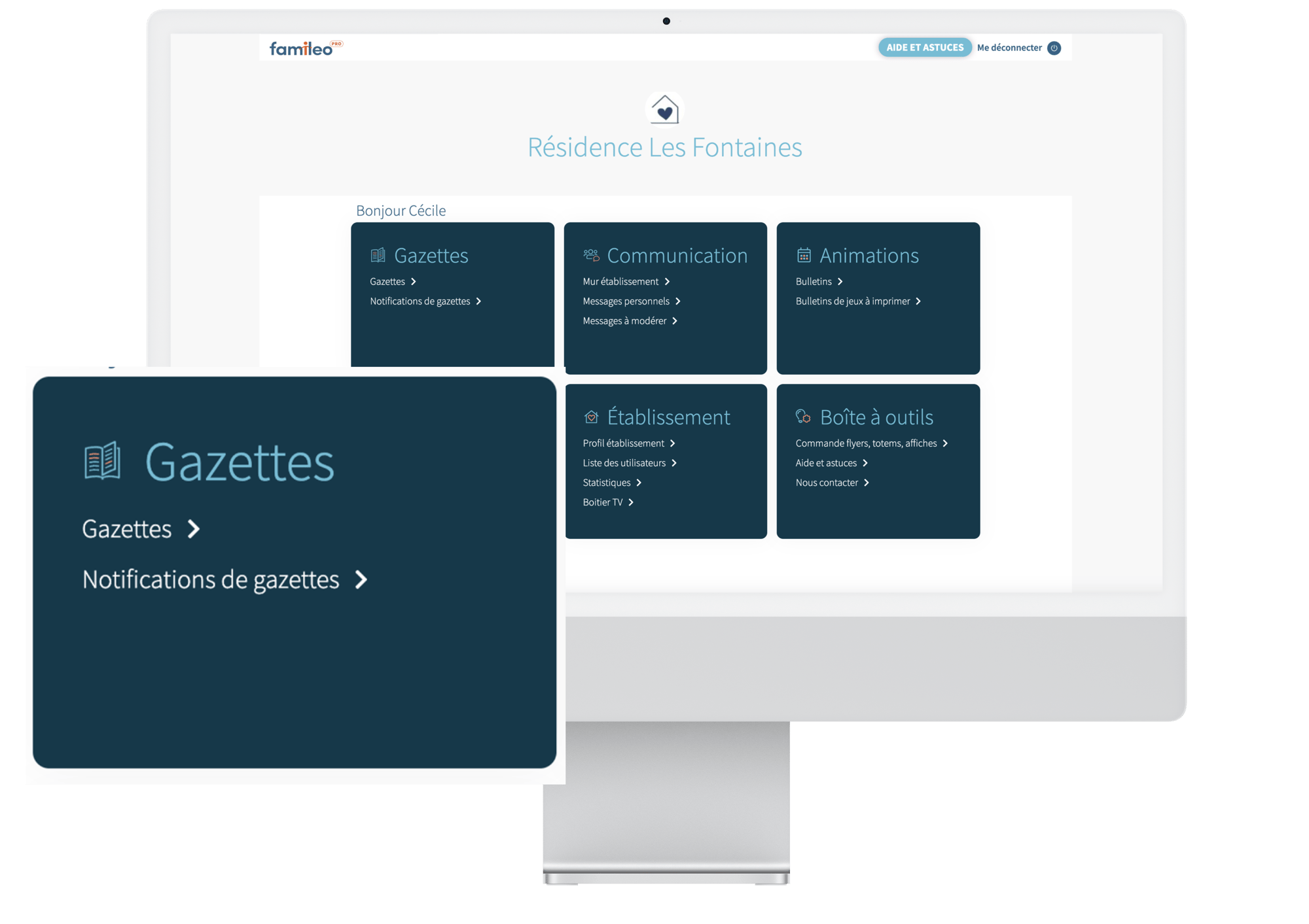 Présentation de lonlget gazettes 