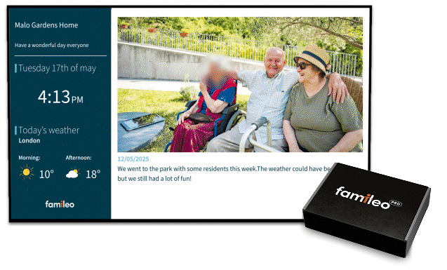 Exemple of the Famileo Tv box 