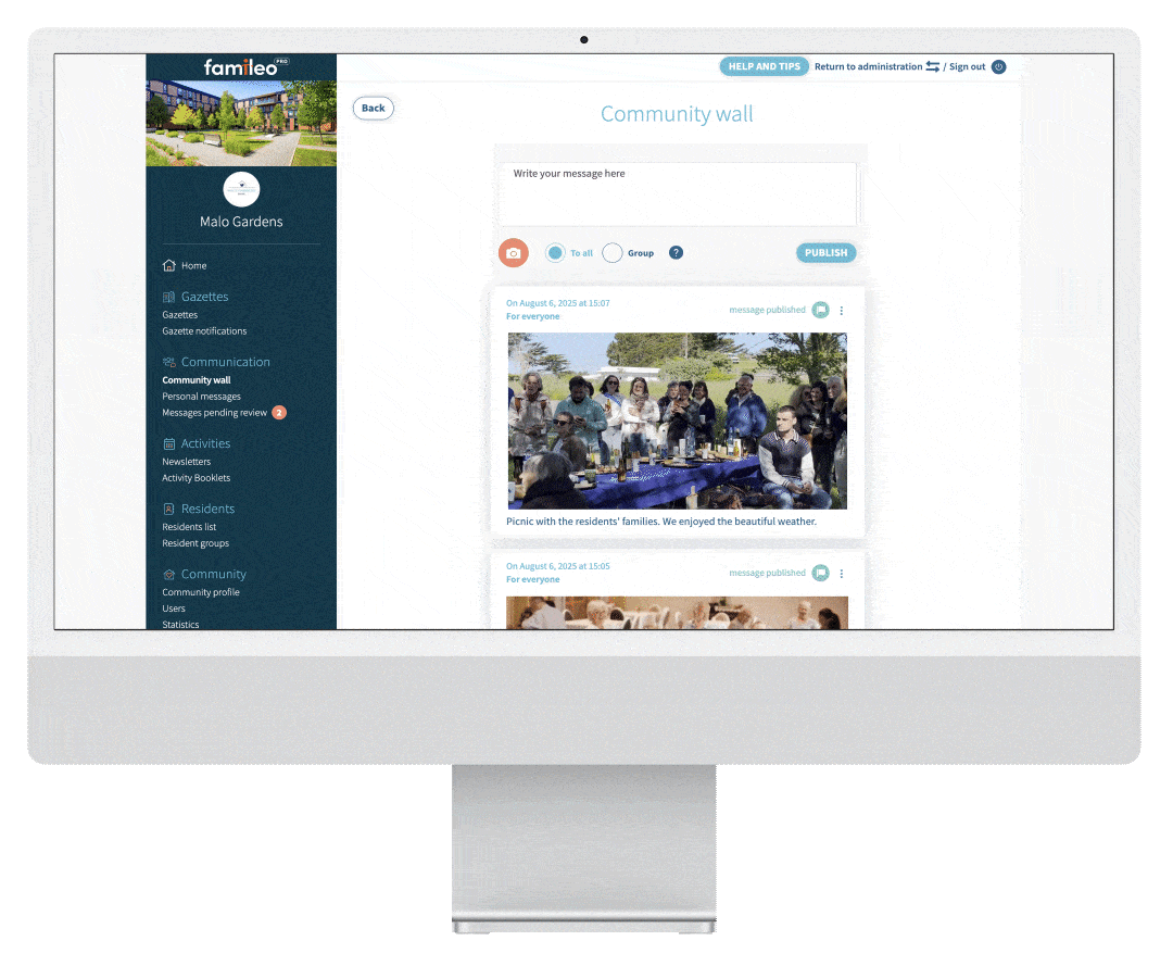 Famileo Pro - Video messages 1