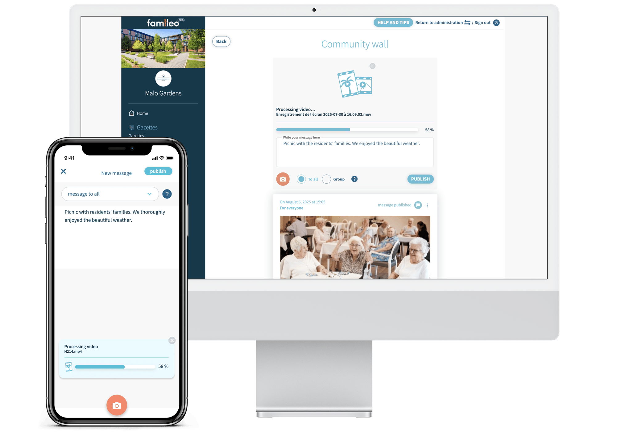 Famileo Pro - Video messages 2