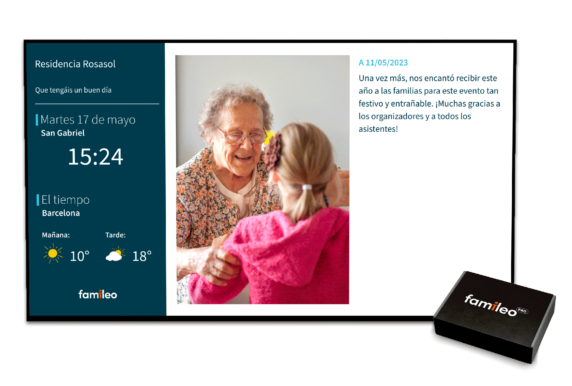 La primera instalación del TV box Famileo Pro 