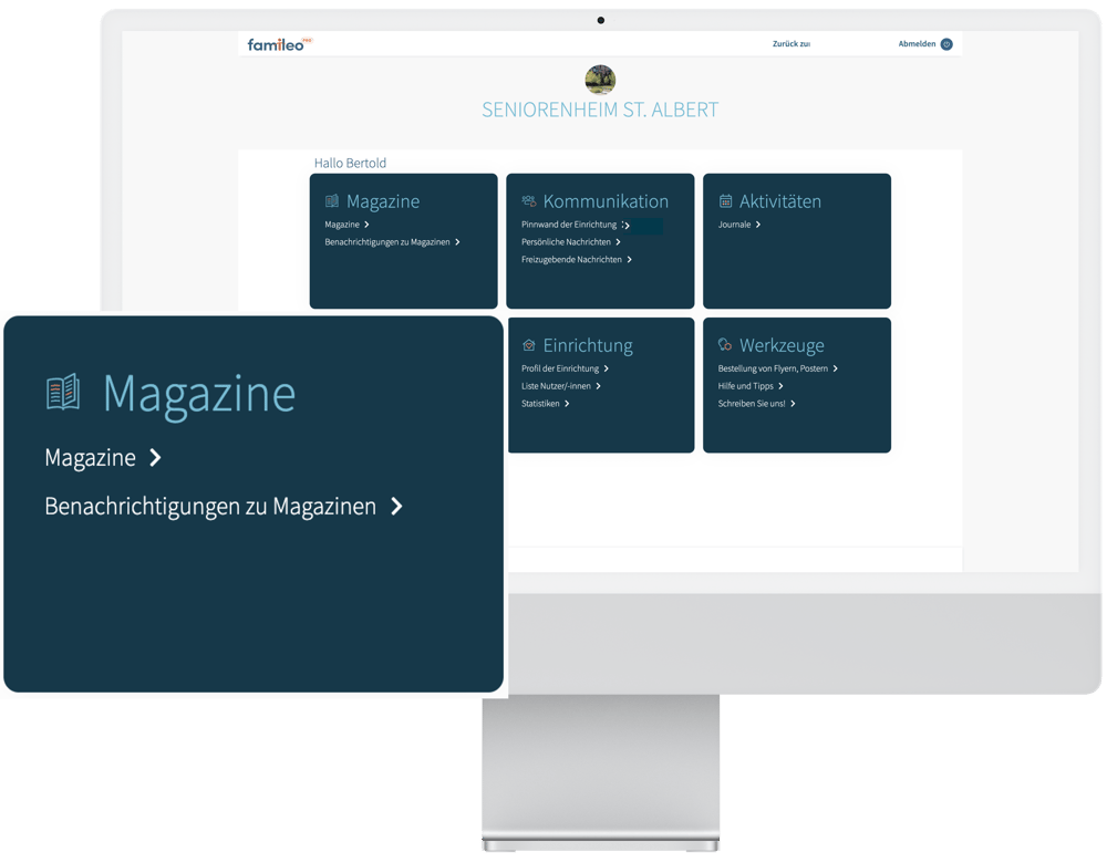 Die Rubrik Magazine 