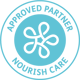 Nourish Approved Partner Logo CMYK Teal