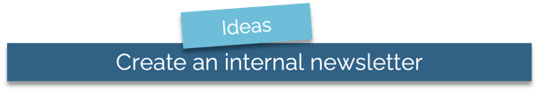 Ideas to create an internal newsletter - title