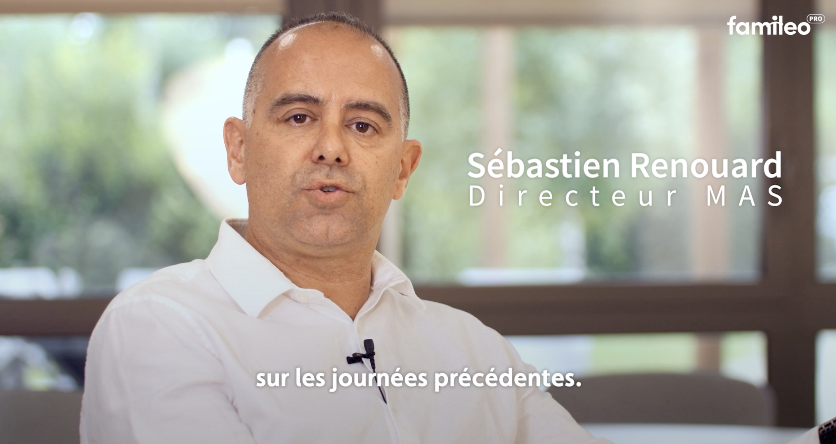 Utilisation Famileo par Sébastien