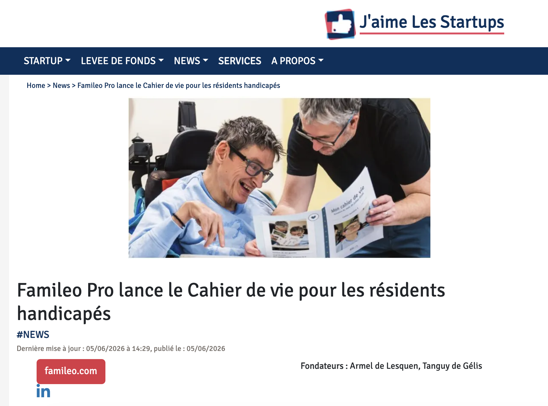 Jaime les startups