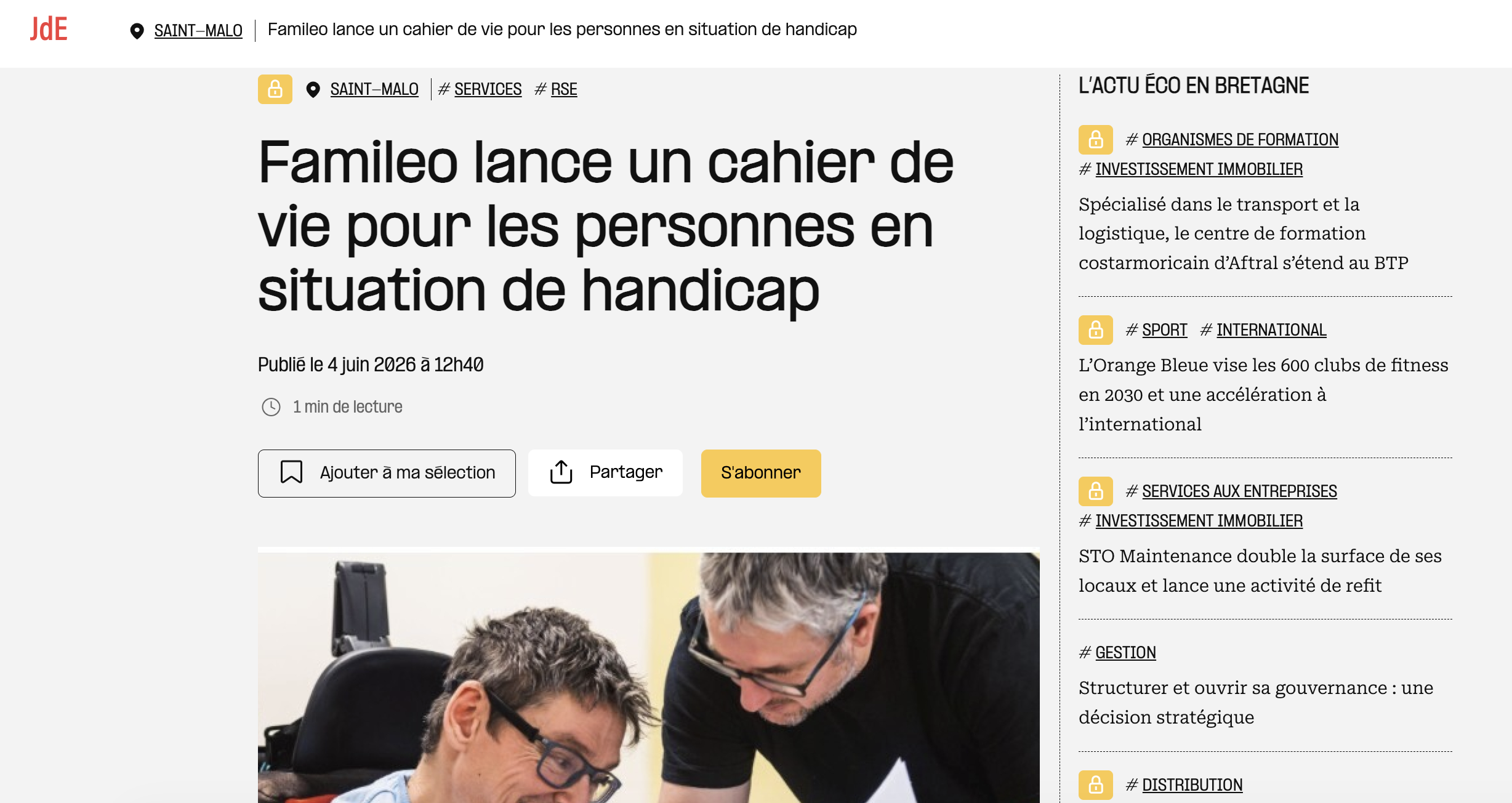 Le journal des entreprises